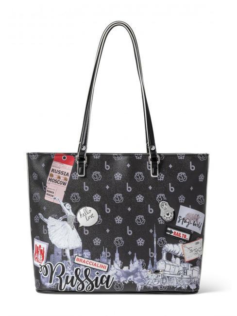 BRACCIALINI CARTOLINE Borsa shopping a spalla multi - Borse Donna