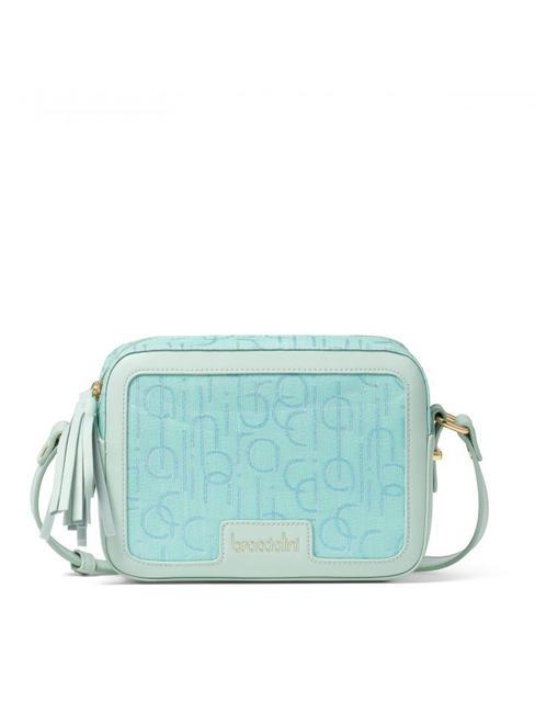 BRACCIALINI FONT Borsa camera case jacquard celeste - Borse Donna