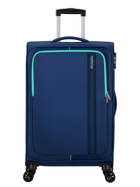 AMERICAN TOURISTER SEA SEEKER Trolley misura media COMBAT NAVY - Trolley Semirigidi