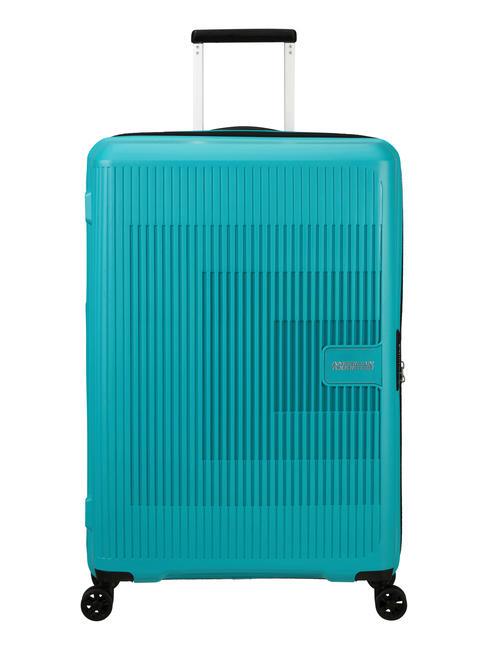 AMERICAN TOURISTER AEROSTEP Trolley misura grande espandibile turquoise tonic - Trolley Rigidi