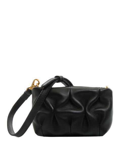 COCCINELLE OPHELIE GOODIE Borsa micro a tracolla in pelle Nero - Borse Donna