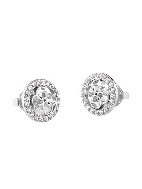 GUESS LIFE IN 4G Orecchini con cristalli SILVER - Orecchini