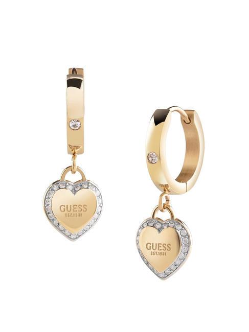 GUESS FINE HEART Orecchini con pendente yellow gold - Orecchini