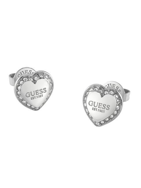 GUESS FINE HEART Orecchini SILVER - Orecchini