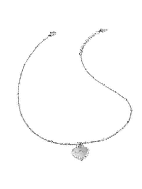 GUESS FINE HEART Collana con charm SILVER - Collane
