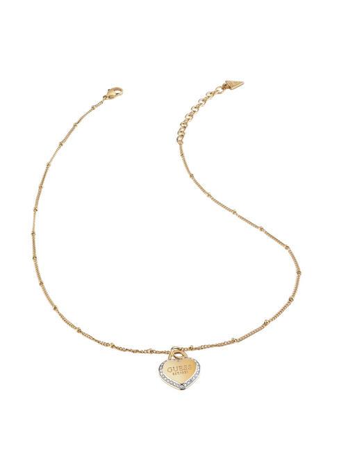 GUESS FINE HEART Collana con charm yellow gold - Collane