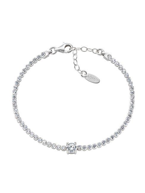 AMEN TENNIS Bracciale con zirconi bianchi rodio - Bracciali Donna