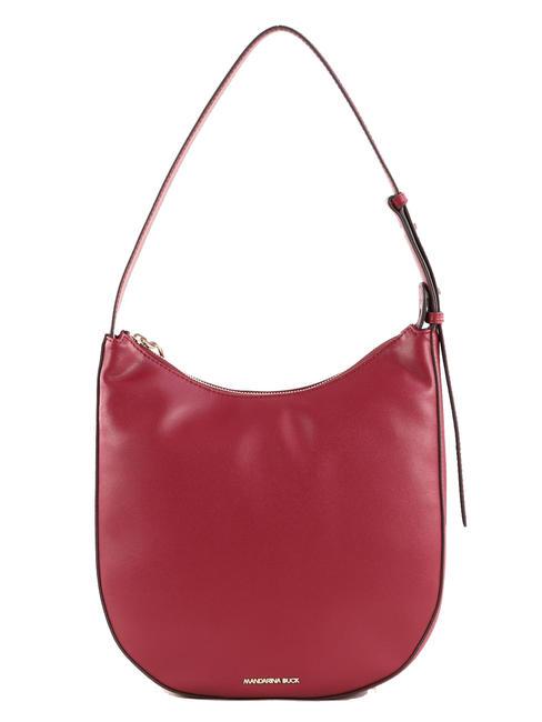 MANDARINA DUCK LUNA Borsa sacca in pelle rhubarb - Borse Donna