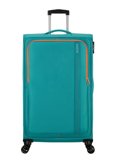 AMERICAN TOURISTER SEA SEEKER Trolley misura extra-large aqua/green - Trolley Semirigidi