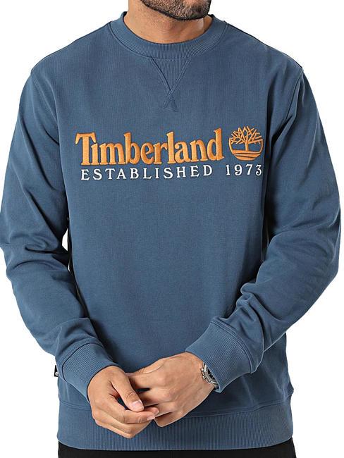 TIMBERLAND EST 1973  Felpa girocollo dark denim - Felpe Uomo