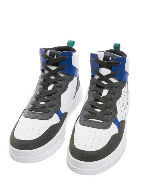 ARMANI EXCHANGE A|X Sneakers alte dark green+bluette - Scarpe Uomo