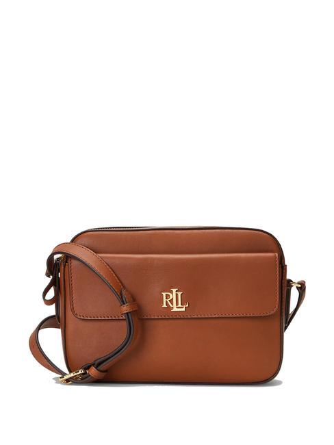 RALPH LAUREN MARCY Borsa tracolla media in pelle brown3 - Borse Donna