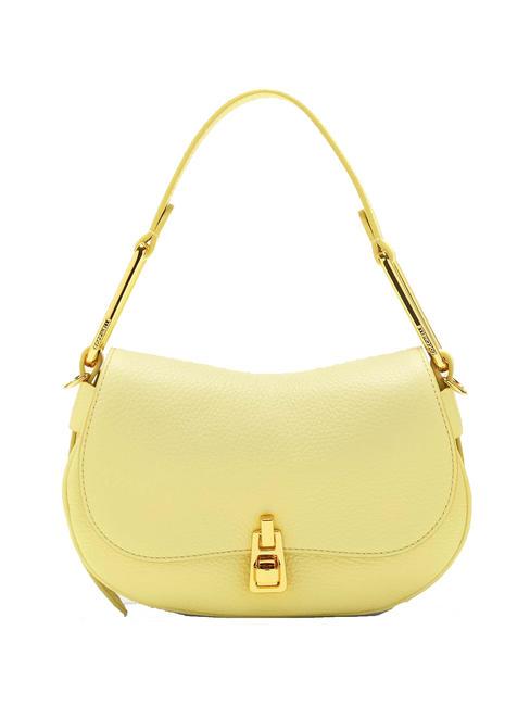 COCCINELLE MAGIE SOFT Borsa a spalla in pelle con tracolla lime wash - Borse Donna