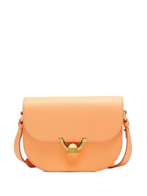 COCCINELLE DEW Borsa tracolla pelle martellata sunrise - Borse Donna