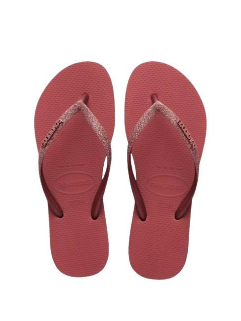 HAVAIANAS SLIM SPARKLE Infradito pau brasil - Scarpe Donna