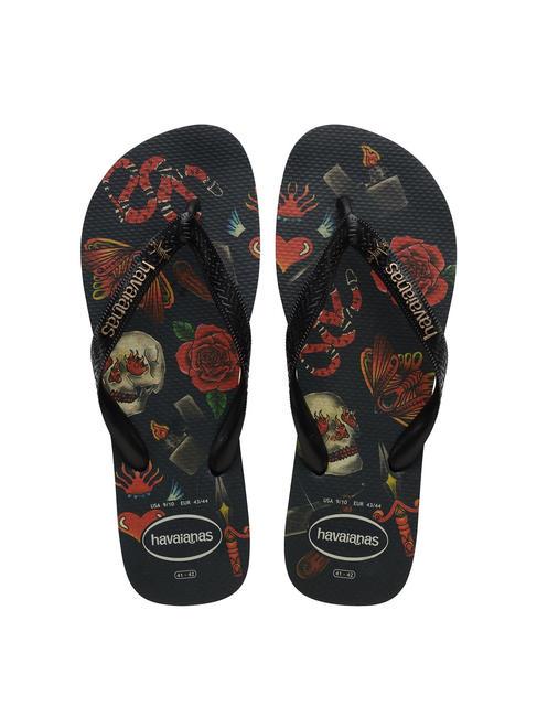 HAVAIANAS TOP TRIBO Infradito black black - Scarpe Uomo