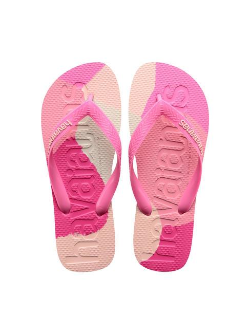 HAVAIANAS TOP LOGOMANIA COLORS II Infradito crystal rose - Scarpe Unisex