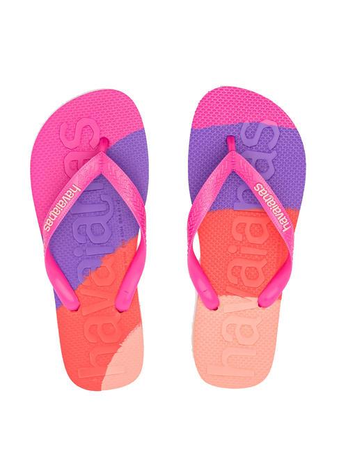 HAVAIANAS TOP LOGOMANIA COLORS II Infradito pinkflux - Scarpe Unisex