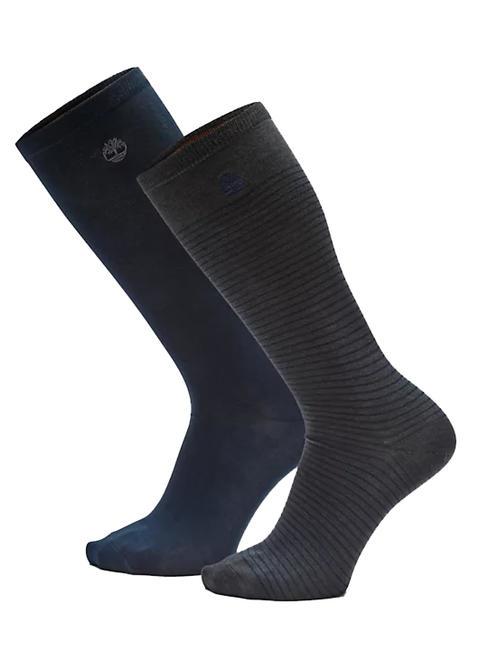 TIMBERLAND 2 Paia di Calzettoni Uomo  dark/grey/heather - Calze Uomo