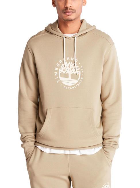 TIMBERLAND REFIBRA  Felpa con cappuccio laurel oak - Felpe Uomo