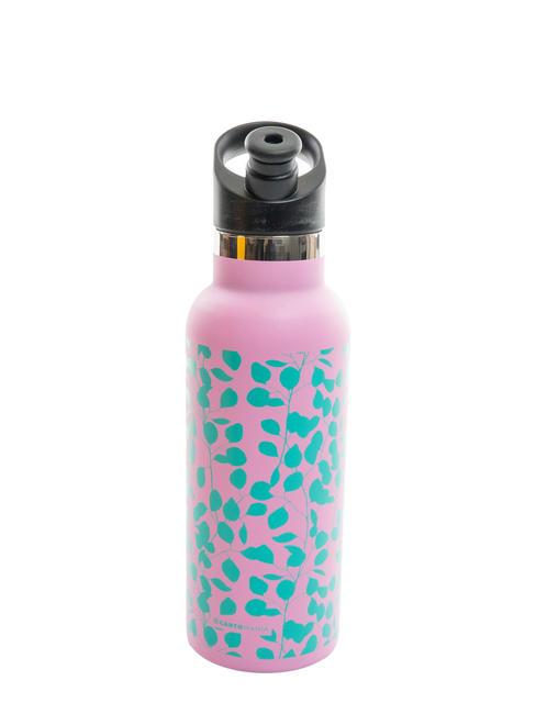 CARTOMANIA GIFT&DECOR Borraccia tappo cannuccia 500 ml pink - Borracce termiche