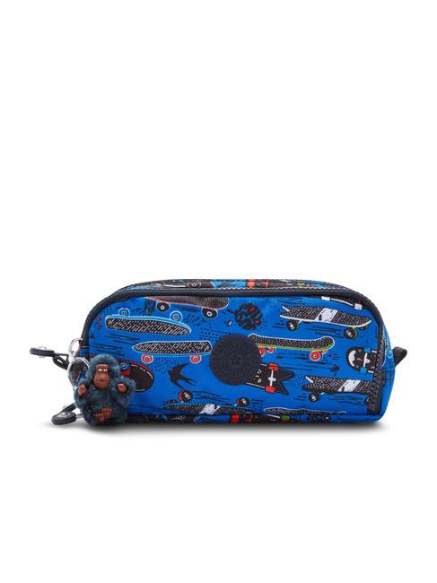 KIPLING GITROY Astuccio con zip new scate print small - Astucci e Accessori