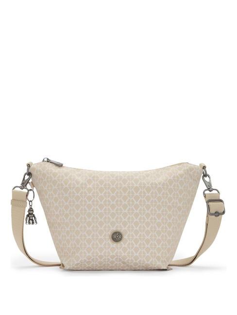 KIPLING MALIKA Borsa a spalla, a tracolla signature beige - Borse Donna