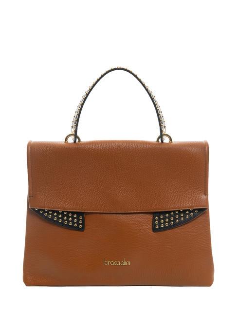 BRACCIALINI NAOMI Borsa cartelletta con tracolla cuoio - Borse Donna