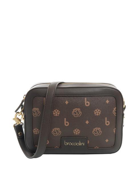 BRACCIALINI MONOGRAM Borsa piccola a tracolla marrone - Borse Donna