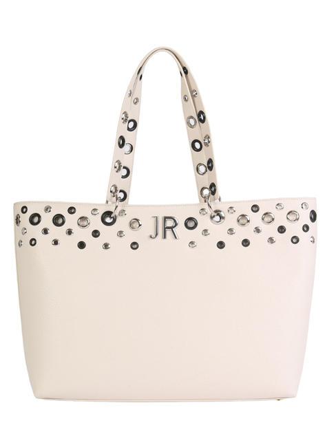 JOHN RICHMOND MICIK Borsa shopping con borchiette bone/bone - Borse Donna