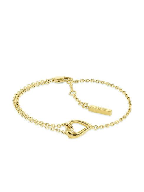 CALVIN KLEIN SCULPTURAL Bracciale con goccia oro - Bracciali Donna