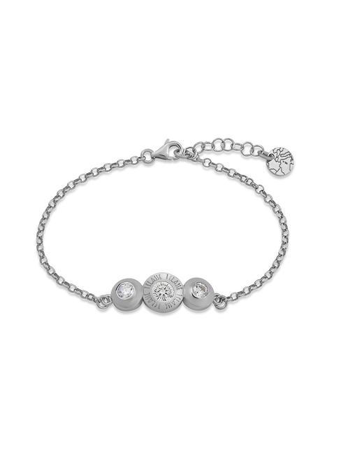 ALVIERO MARTINI PRIMA CLASSE CHAMPS ELYSEES Bracciale con charms e zirconi acciaio - Bracciali Donna