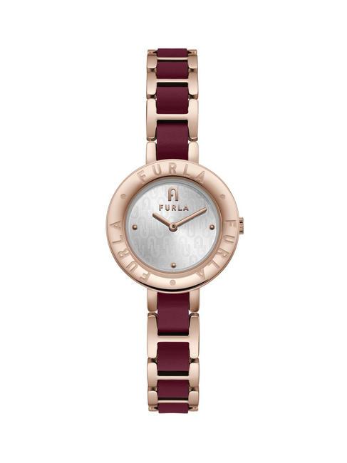 FURLA ESSENTIAL Orologio solo tempo acciaio-rosso - Orologi