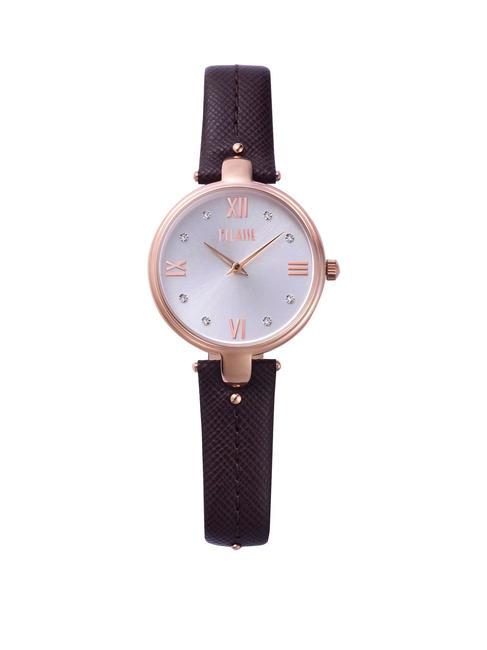 ALVIERO MARTINI PRIMA CLASSE SANTORINI Orologio solo tempo oro-prugna - Orologi