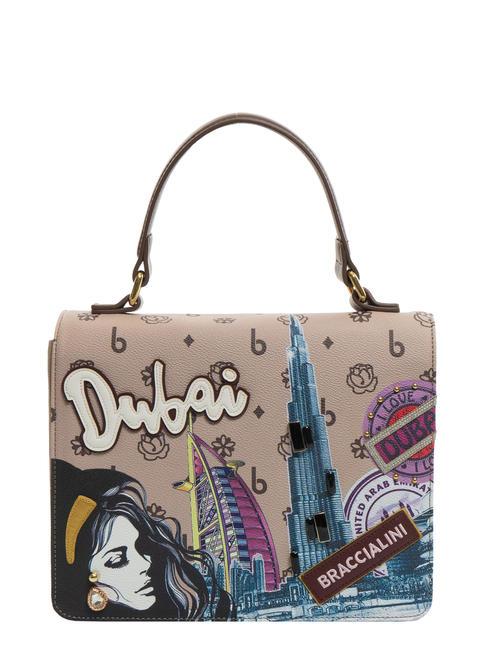 BRACCIALINI CARTOLINE Borsa cartelletta con tracolla multi - Borse Donna