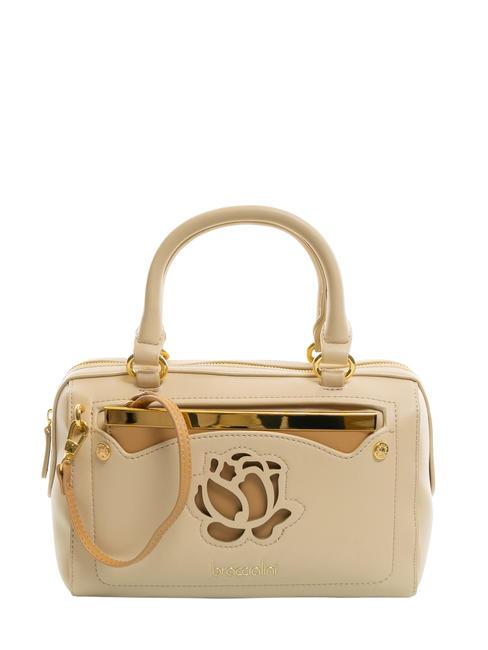 BRACCIALINI POCKET Borsa bauletto con pouch beige - Borse Donna