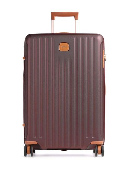 BRIC’S CAPRI Trolley medio con porta USB bordeaux - Trolley Rigidi