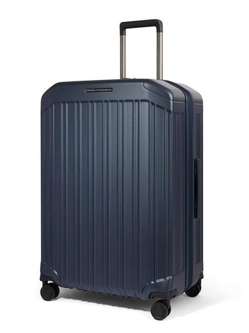 PIQUADRO PQ-LIGHT  Trolley Grande, espandibile blu - Trolley Rigidi