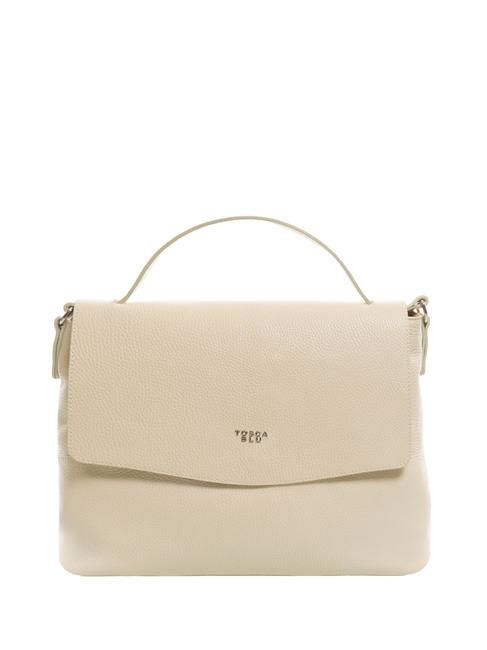 TOSCA BLU CICLAMINO Borsa cartelletta pelle martellata NATURALE - Borse Donna