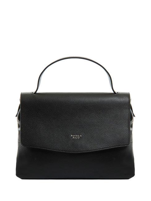 TOSCA BLU CICLAMINO Borsa cartelletta pelle martellata Nero - Borse Donna