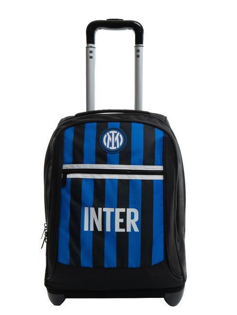 INTER FOOTBALL GENIUS Zaino trolley 2 ruote blu elettrico - Zaini con carrello