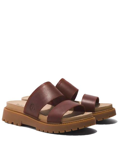 TIMBERLAND CLAIREMONT WAY Sandali dark red full grain - Scarpe Donna