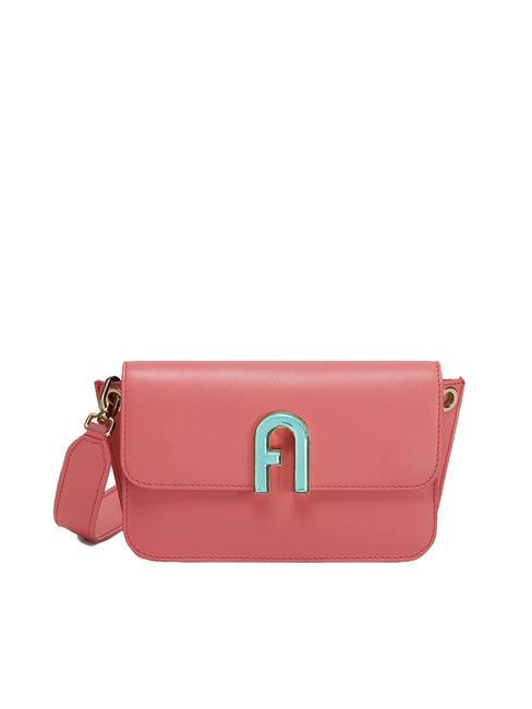 FURLA GEMMA Borsa a tracolla in pelle vitello roma ninfea - Borse Donna