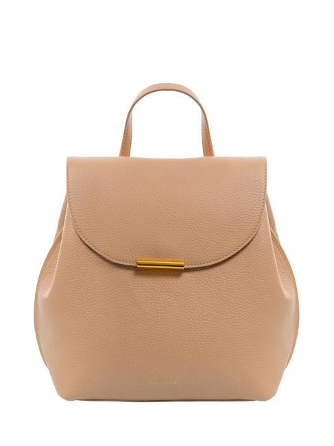 COCCINELLE PRIMROSE Zaino in pelle martellata toasted - Borse Donna