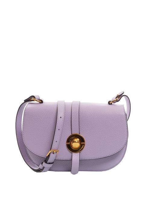 COCCINELLE MARGHERITA Borsa saddle in pelle martellata lavend./lavend. - Borse Donna
