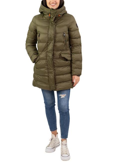 DEKKER CHALA NY Piumino lungo oliva cupo - Piumini Donna
