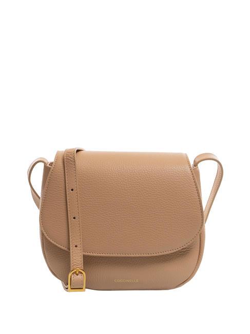 COCCINELLE CHERRY Borsa mini a tracolla in pelle toasted - Borse Donna