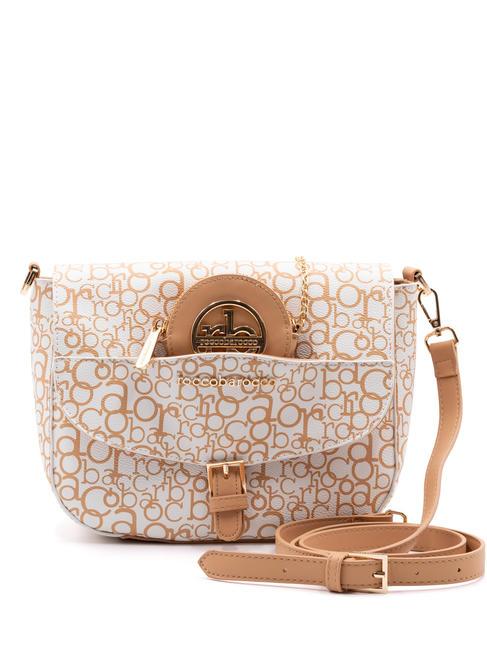 ROCCOBAROCCO GIADA Borsa a tracolla bianco/vacchetta - Borse Donna