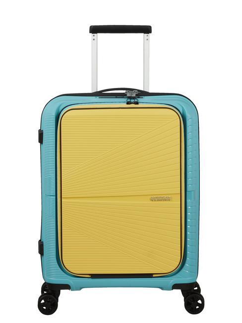 AMERICAN TOURISTER AIRCONIC Trolley da cabina  surf blue/yellow - Bagagli a mano