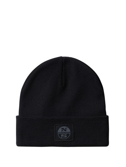 NORTH SAILS BASIC Cappello con risvolto black - Cappelli